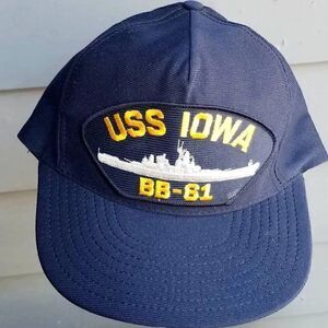 Eagle Crest USS Iowa Navy Baseball Hat